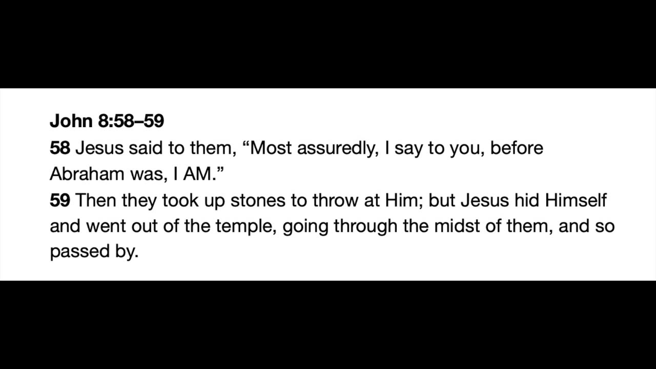 Did Jesus ever claim or say directly that He was God, part 2