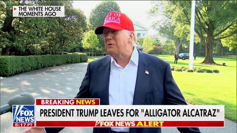 POTUS on the deterrent factor of Everglade wildlife at ‘Alligator Alcatraz’