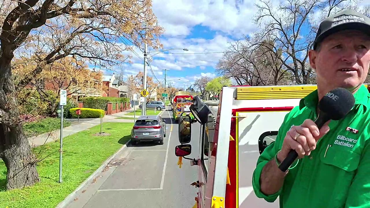 Billboard Battalion live at Emergency Services Volunteer Fund rally in Bendigo- 14/9/2025