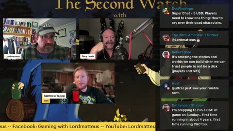 The Second Watch Episode 28 "Barrows & Borderlands with Matthew Tapp"