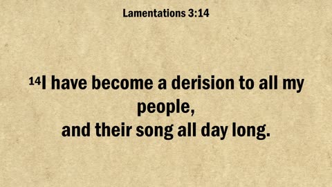 Lamentations 3