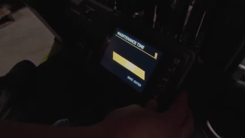 CLARK S SERIES Dash Maintenance Alarm