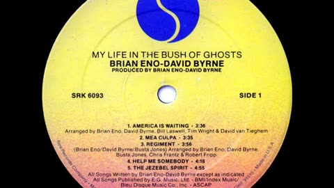 Brian Eno and David Byrne - The Jezebel Spirit - So you are possessed...