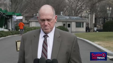 Tom Homan Speaks to Reporters at the White House