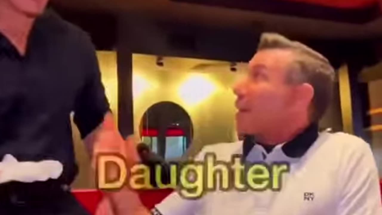 Dad Pranks Daughter with Waiter Hook up
