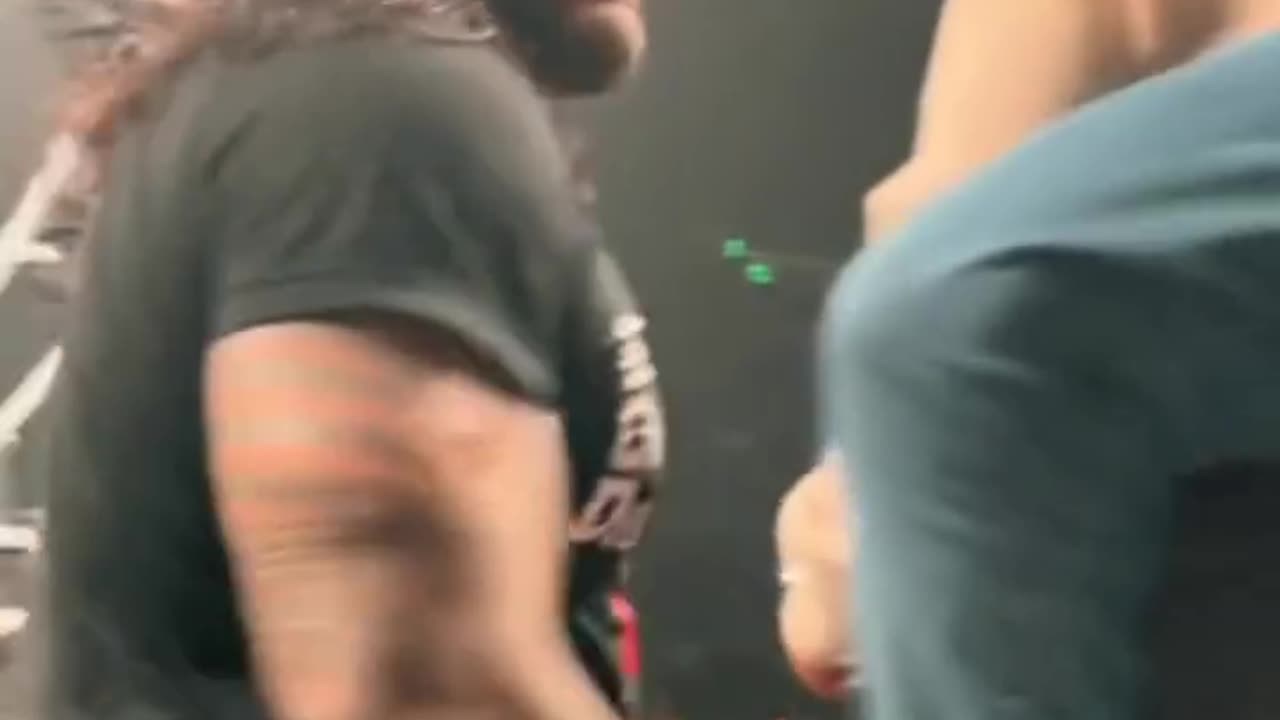 Kid mugged Roman rings😂😂