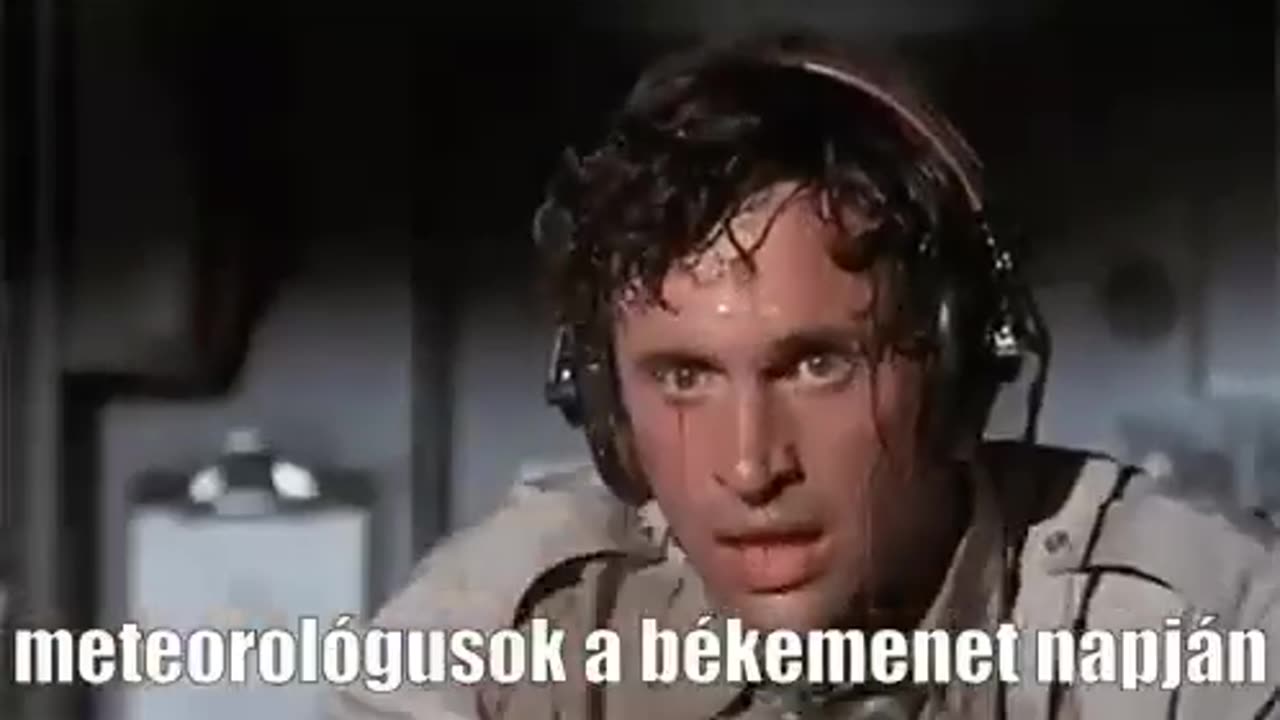 065. Meteorológusok a békemenet napján