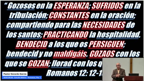 2025.08.06 - Estudio Biblico - Romanos, Pte. 6