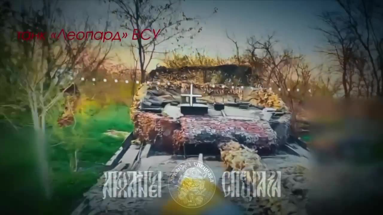 Another German Leopard destroyed.