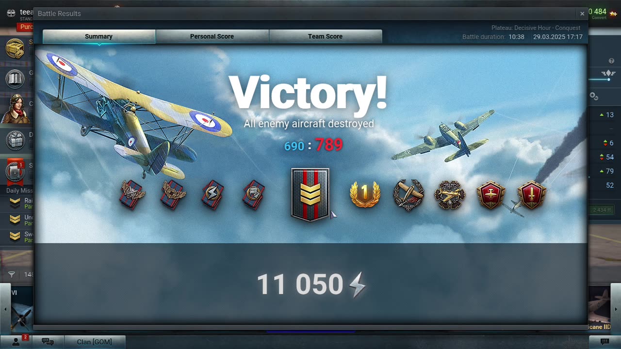 Two Flighted Players vs. a P-51A... and a Lot of Luck!