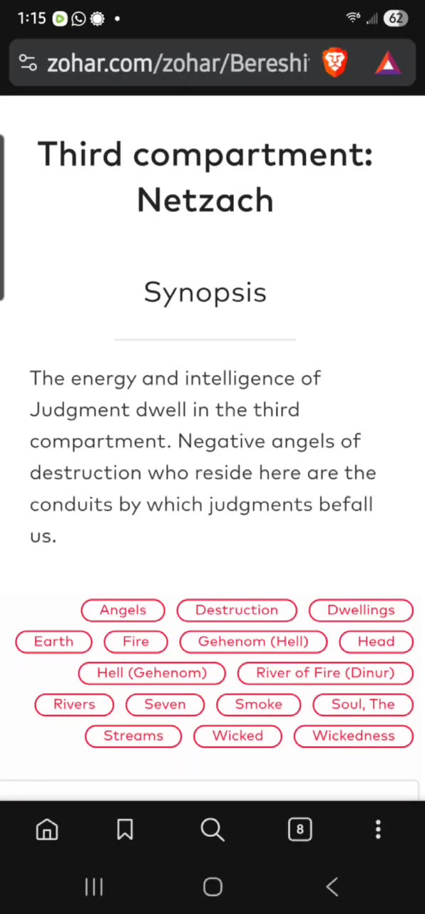 Zohar #3. THIRD COMPARTMENT: NETZACH. Given by R Aleph ✨️ (BREISHIT B) 6/18/25