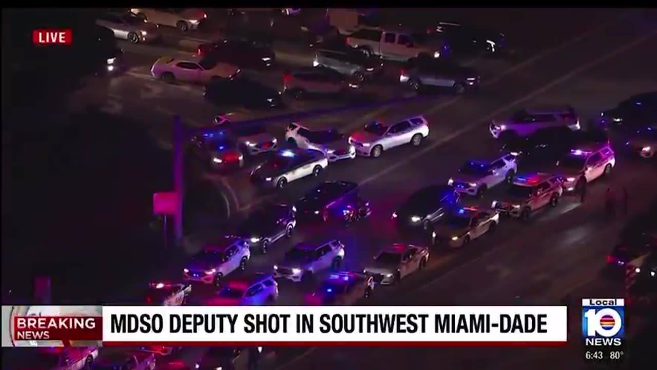 Miami-Dade Sheriff’s Office Deputy ambushed, shot in the neck during targeted