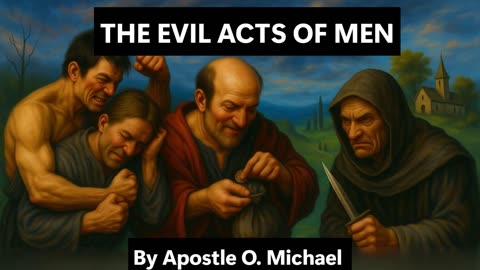 THE EVIL ACTS OF MEN by Apostle O. Michael