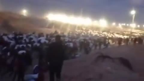 Early this morning, thousand in Gaza stood in front of U.S.-run aid centers