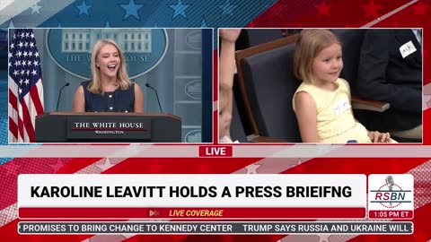 KAROLINE LEAVITT | WH Press Secretary Karoline Leavitt Holds a Press Briefing for the Kids - 5/20/25