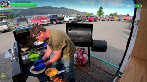 🟢Hand Built FOOD TRAILER Isolated Alaska Village!Real !Homestead Next we built our Meat Market n Produce Store