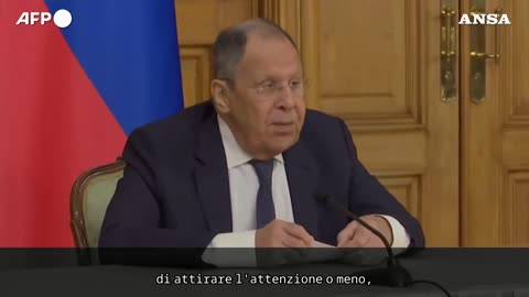 NOTIZIE DAL MONDO Ministro degli Esteri della Russia,'inaccettabili' truppe europee in Ucraina,Sergej Lavrov: "Se preso in considerazione, spero capiscano le conseguenze"
