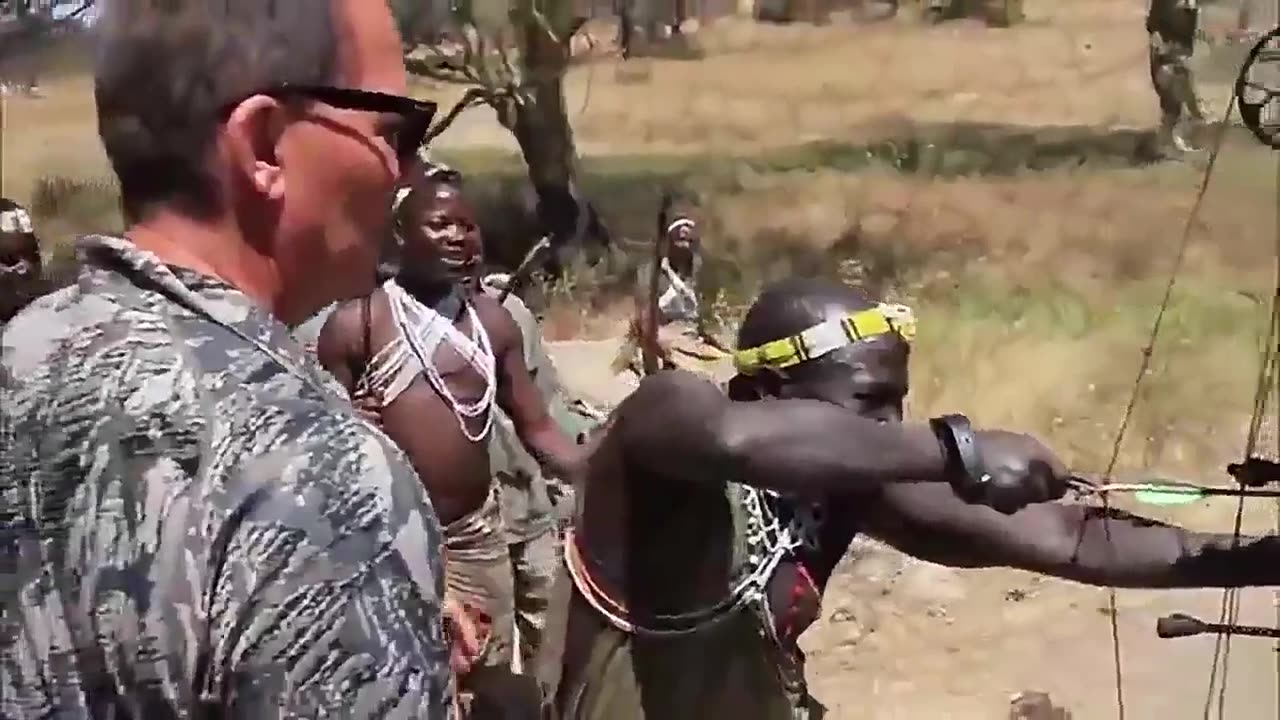 ✨🏹 Watch This African Tribe Try a Modern Compound Bow! Unbelievable Skill | FeedMyCuriosity