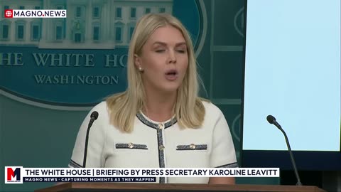 🇺🇸 Karoline Leavitt Faces Media Over Trump’s Epstein Comments at White House Briefing [LIVE]