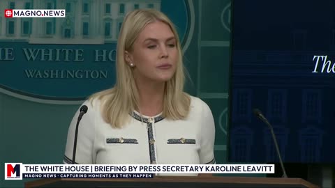 🇺🇸 Karoline Leavitt Faces Media Over Trump’s Epstein Comments at White House Briefing [LIVE]