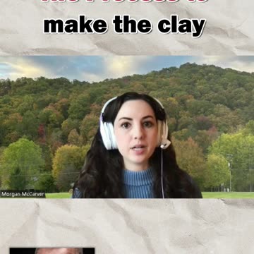 The Process to make the clay