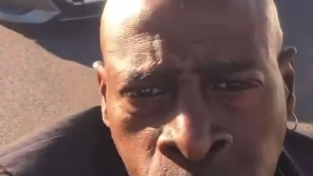 The usuals .. just walks on the highway.. causing traffic and says hes the chosen one
