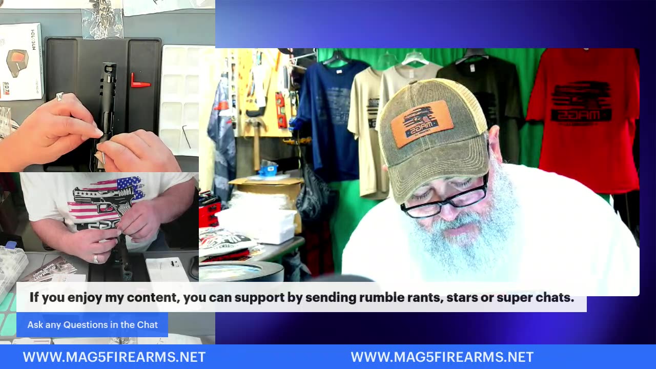 Mag5firearms!! Mac 9 DS Comp adding a holsun optic - AR15 SIG m400 replace trigger pin