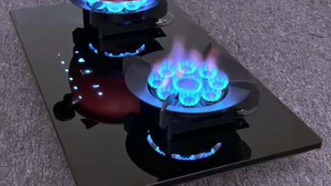Gas Stove 2 Burner | Black Tempered Glass | LPG/Natural Gas Compatible