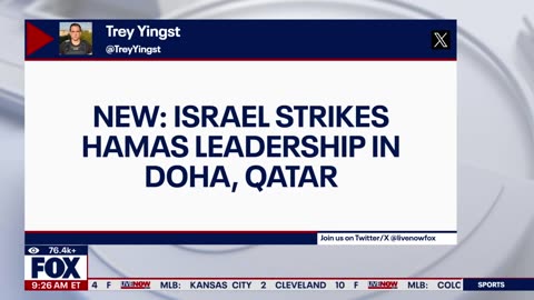 Israel strikes Hamas leadership in Qatar | LiveNOW from FOX