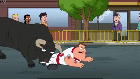Family Guy | Joe Insists on Joining the Running of the Bulls and Ends Up Paralyzed