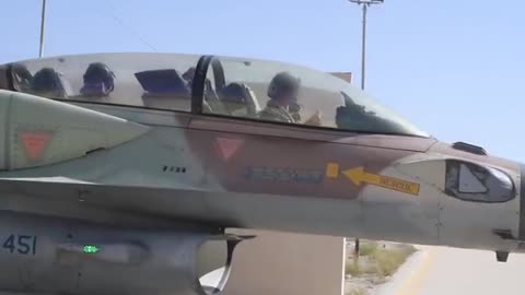 IDF footage captures Israeli F-16C/I “Sufa” fighter jets taking off