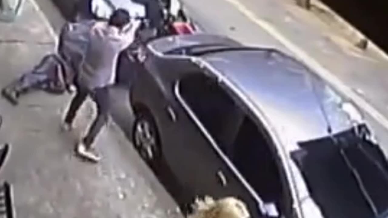 Robber is blasted for his efforts.