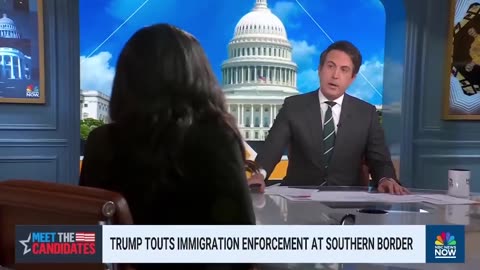 Crockett denies the plain fact that the Trump admin has drastically reduced border crossings: