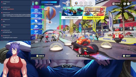 Dash Talks Avatar While Playing... Sonic Racing?!!!