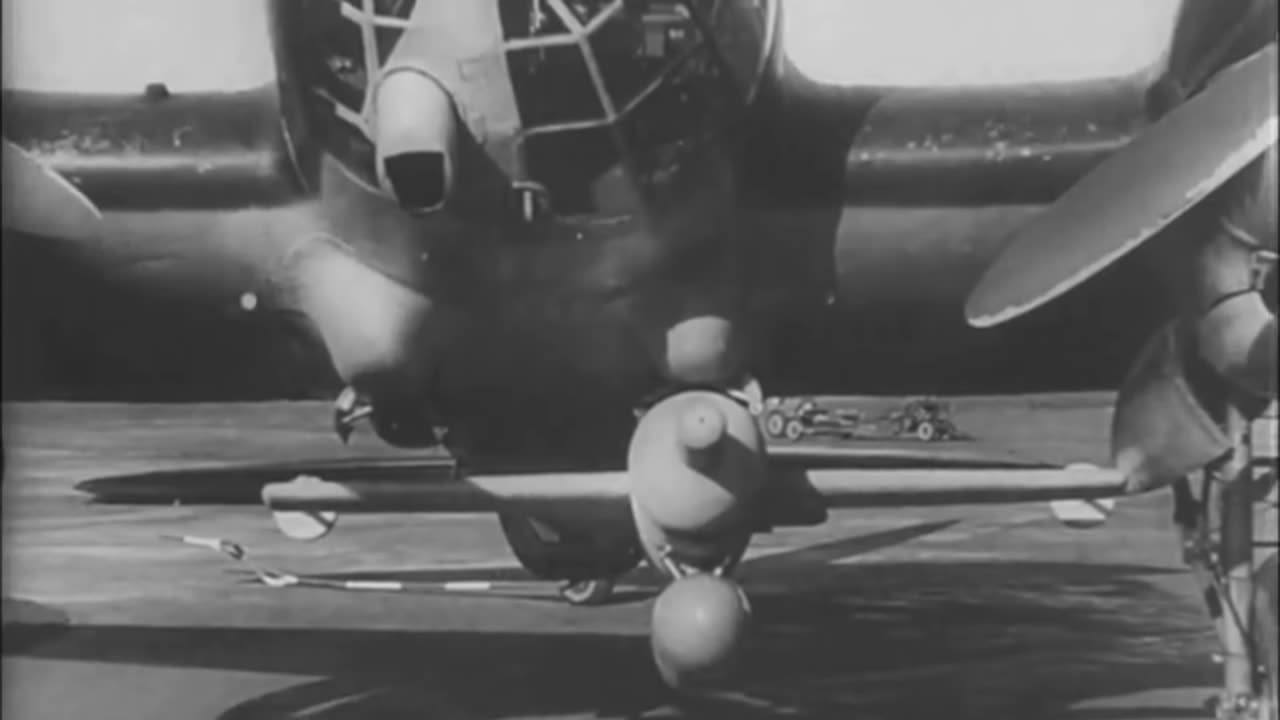 Henschel Hs 293 anti-ship missile test launch from a Heinkel He 111