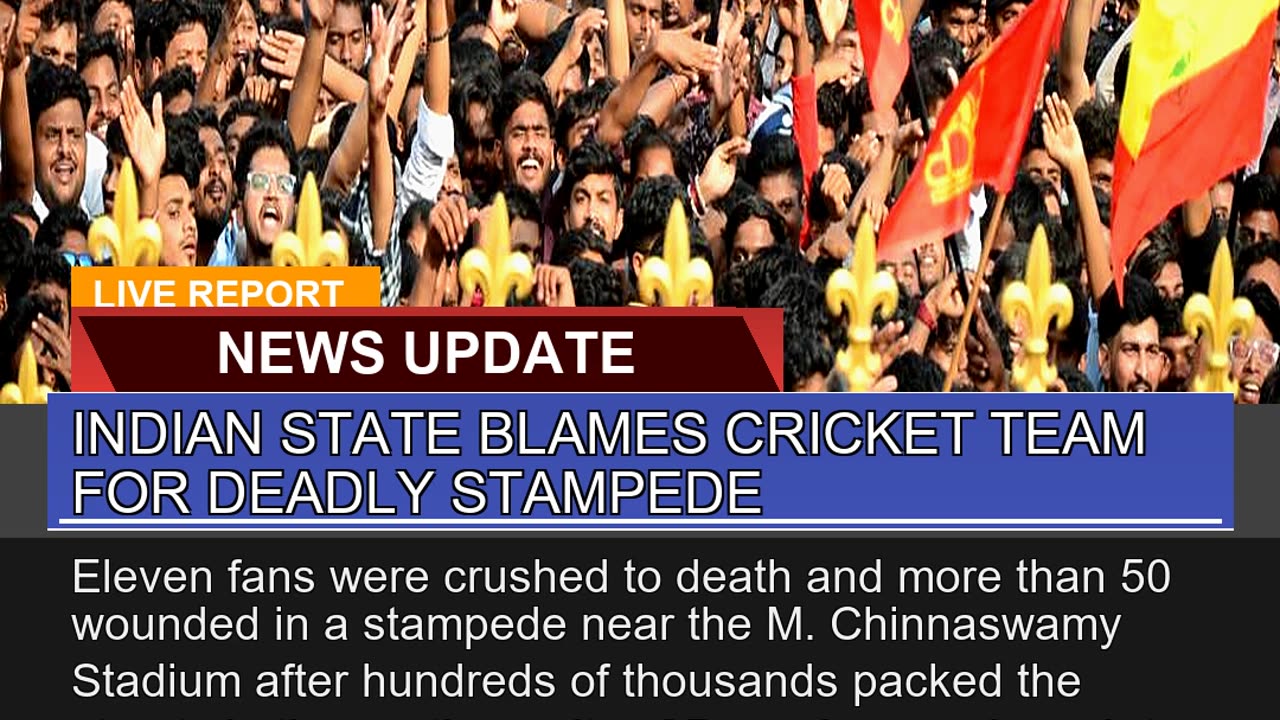 Indian State Blames Cricket Team for Deadly Stampe