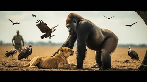 Gorilla Saves Lion Cub An Unlikely Rescue