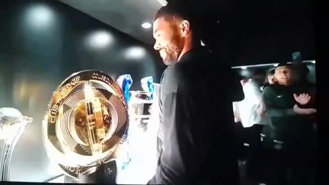 Chelsea Football Club keep their FIFA world cup inside museum