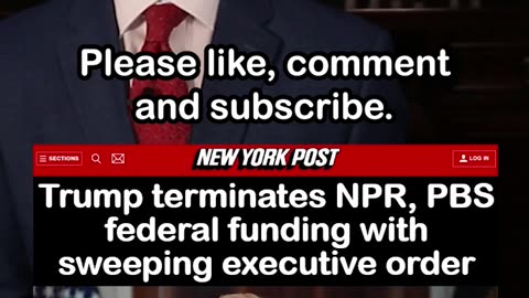 Trump Terminates NPR, PBS Federal Funding with Executive Order