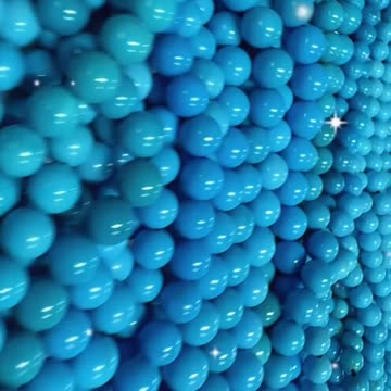 250610-12 Sleeping Beauty Turquoise Bead Strand: Flowing Mood Chameleon