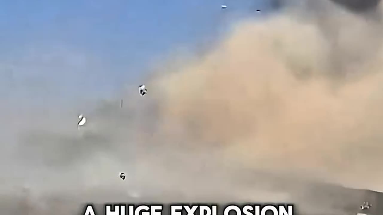 Huge Explosion Caught on Dashcam in Israel