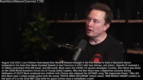 Elon Musk: No need for Humanity!