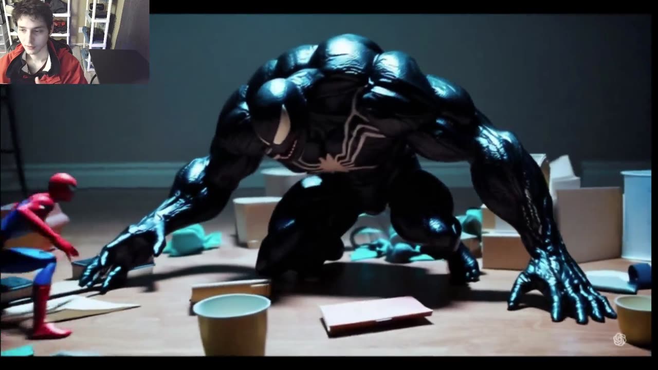 Outtake #1,024 Of The Spider-Man Action Figure Trips Over A Book Before Partaking In A Battle