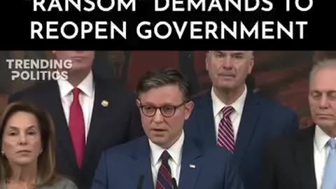 DEMS PANIC AS SPEAKER JOHNSON LISTS OFF THEIR "RANSOM" DEMANDS