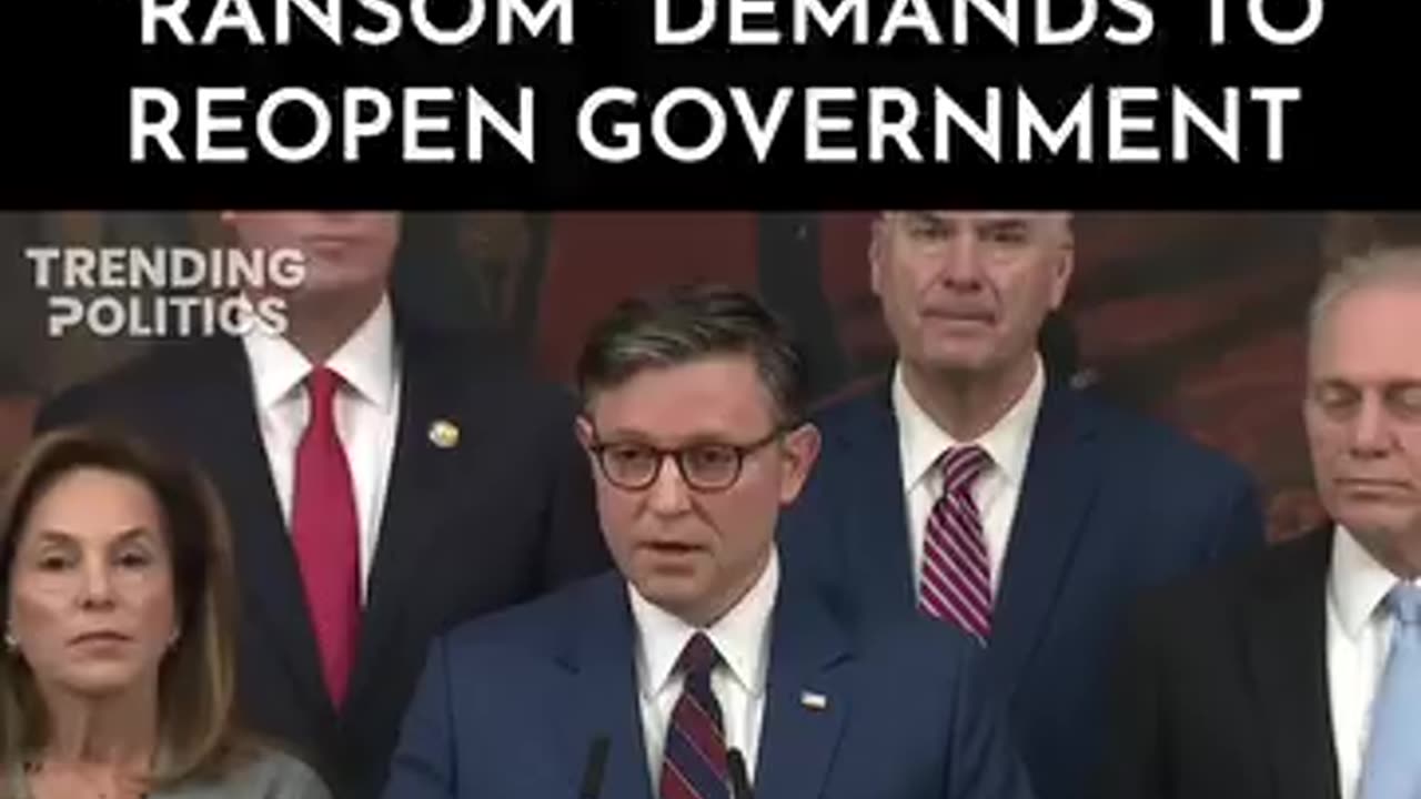 DEMS PANIC AS SPEAKER JOHNSON LISTS OFF THEIR "RANSOM" DEMANDS