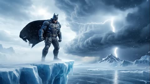 Batman’s Arctic Ascent ❄️ | Batman vs Ice Golem | Full Action Animation