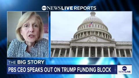 PBS CEO speaks out on Trump funding block