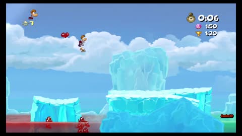 Rayman Origins (PC) (24) Gourmand Land Time Trials (3 Electoons, 1 Medal)