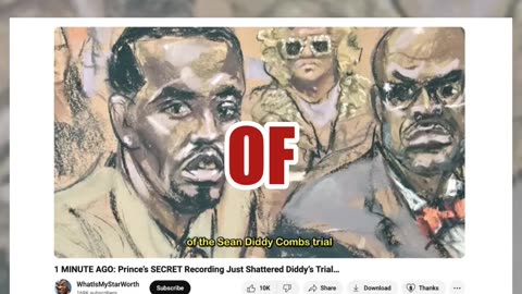 Fact Check: A 'Secret' Recording of Prince Was NOT Played in Court at Diddy's Trial