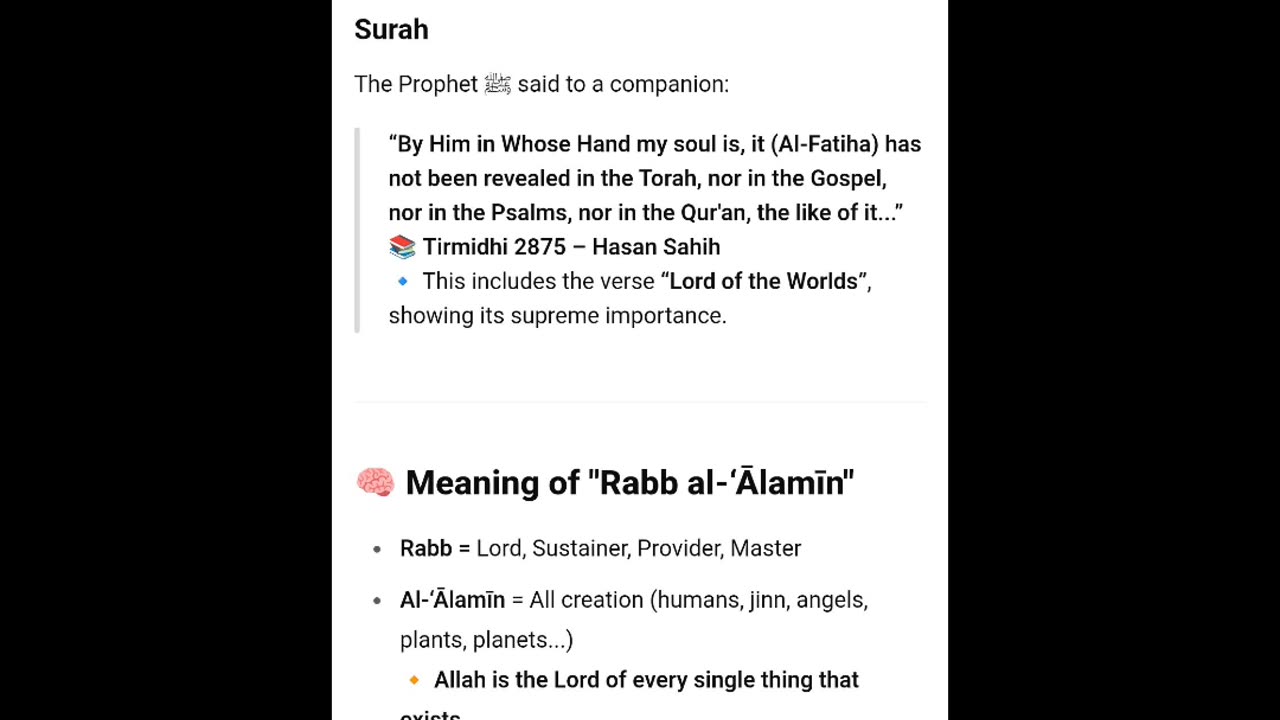 Surah Fatiha